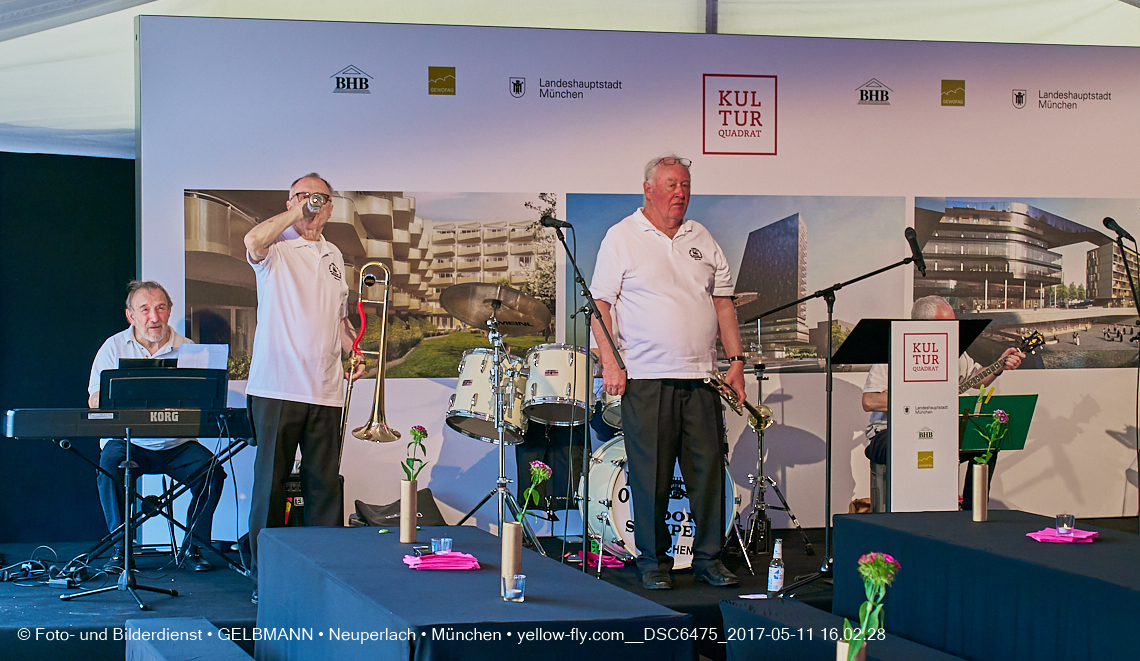 11. Mai 2017 - Grundsteinlegung für die LOGE und dem Kulturquadrat in Neuperlach